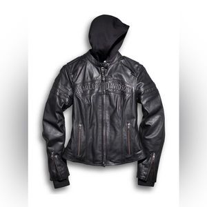 Like New Womens 3W Harley Davidson leather jacket